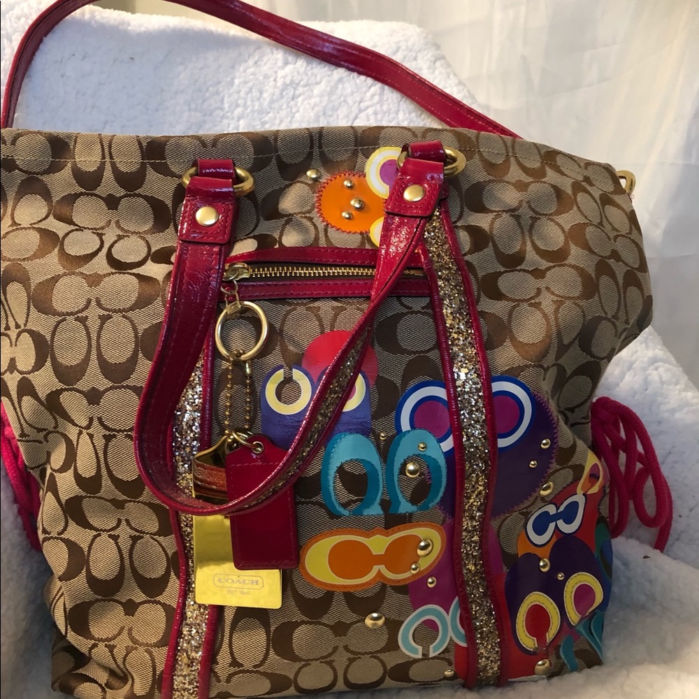 Coach Poppy C Spotlight Bag 13831 Rare
